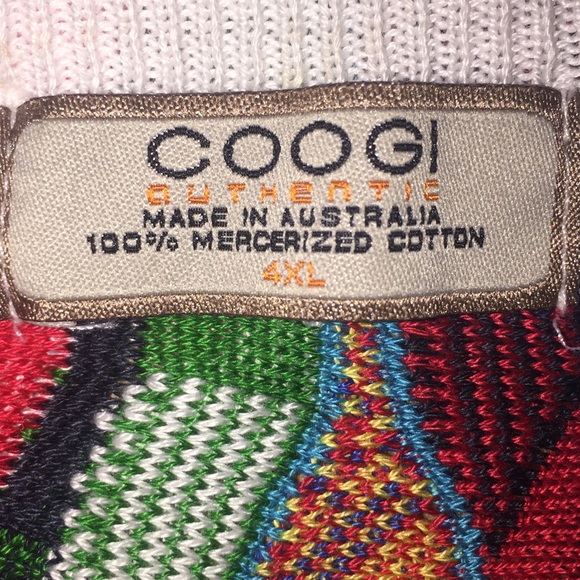 COOGI MULTICOLOR Knit Sweater 4XL - Picture 6 of 9